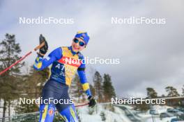 28.02.2024, Oslo, Norway (NOR): Anna Kryvonos (UKR) - IBU World Cup Biathlon, training, Oslo (NOR). www.nordicfocus.com. © Manzoni/NordicFocus. Every downloaded picture is fee-liable.
