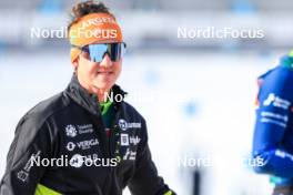 28.02.2024, Oslo, Norway (NOR): Miha Dovzan (SLO) - IBU World Cup Biathlon, training, Oslo (NOR). www.nordicfocus.com. © Manzoni/NordicFocus. Every downloaded picture is fee-liable.