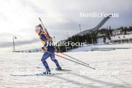 28.02.2024, Oslo, Norway (NOR): Jeanne Richard (FRA) - IBU World Cup Biathlon, training, Oslo (NOR). www.nordicfocus.com. © Manzoni/NordicFocus. Every downloaded picture is fee-liable.