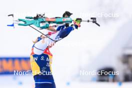28.02.2024, Oslo, Norway (NOR): Suvi Minkkinen (FIN) - IBU World Cup Biathlon, training, Oslo (NOR). www.nordicfocus.com. © Manzoni/NordicFocus. Every downloaded picture is fee-liable.