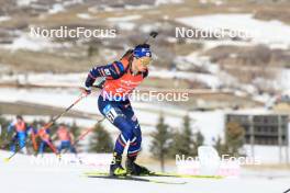 10.03.2024, Soldier Hollow, United States of America (USA): Oscar Lombardot (FRA) - IBU World Cup Biathlon, pursuit men, Soldier Hollow (USA). www.nordicfocus.com. © Manzoni/NordicFocus. Every downloaded picture is fee-liable.