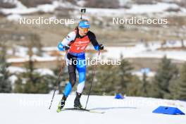 10.03.2024, Soldier Hollow, United States of America (USA): Kristo Siimer (EST) - IBU World Cup Biathlon, pursuit men, Soldier Hollow (USA). www.nordicfocus.com. © Manzoni/NordicFocus. Every downloaded picture is fee-liable.