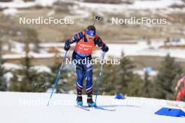 10.03.2024, Soldier Hollow, United States of America (USA): Antonin Guigonnat (FRA) - IBU World Cup Biathlon, pursuit men, Soldier Hollow (USA). www.nordicfocus.com. © Manzoni/NordicFocus. Every downloaded picture is fee-liable.