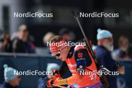 10.03.2024, Soldier Hollow, United States of America (USA): Benedikt Doll (GER) - IBU World Cup Biathlon, pursuit men, Soldier Hollow (USA). www.nordicfocus.com. © Manzoni/NordicFocus. Every downloaded picture is fee-liable.
