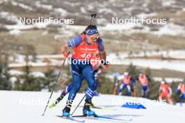10.03.2024, Soldier Hollow, United States of America (USA): Jake Brown (USA) - IBU World Cup Biathlon, pursuit men, Soldier Hollow (USA). www.nordicfocus.com. © Manzoni/NordicFocus. Every downloaded picture is fee-liable.