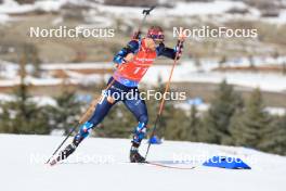 10.03.2024, Soldier Hollow, United States of America (USA): Endre Stroemsheim (NOR) - IBU World Cup Biathlon, pursuit men, Soldier Hollow (USA). www.nordicfocus.com. © Manzoni/NordicFocus. Every downloaded picture is fee-liable.