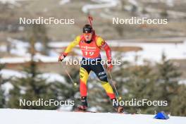 10.03.2024, Soldier Hollow, United States of America (USA): Florent Claude (BEL) - IBU World Cup Biathlon, pursuit men, Soldier Hollow (USA). www.nordicfocus.com. © Manzoni/NordicFocus. Every downloaded picture is fee-liable.