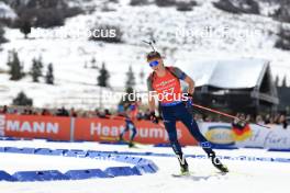 10.03.2024, Soldier Hollow, United States of America (USA): Maxime Germain (USA) - IBU World Cup Biathlon, pursuit men, Soldier Hollow (USA). www.nordicfocus.com. © Manzoni/NordicFocus. Every downloaded picture is fee-liable.