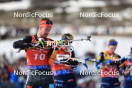 10.03.2024, Soldier Hollow, United States of America (USA): Johannes Kuehn (GER) - IBU World Cup Biathlon, pursuit men, Soldier Hollow (USA). www.nordicfocus.com. © Manzoni/NordicFocus. Every downloaded picture is fee-liable.