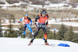 10.03.2024, Soldier Hollow, United States of America (USA): Justus Strelow (GER) - IBU World Cup Biathlon, pursuit men, Soldier Hollow (USA). www.nordicfocus.com. © Manzoni/NordicFocus. Every downloaded picture is fee-liable.