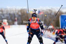 10.03.2024, Soldier Hollow, United States of America (USA): Tarjei Boe (NOR) - IBU World Cup Biathlon, pursuit men, Soldier Hollow (USA). www.nordicfocus.com. © Manzoni/NordicFocus. Every downloaded picture is fee-liable.