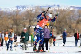10.03.2024, Soldier Hollow, United States of America (USA): Fabien Claude (FRA) - IBU World Cup Biathlon, pursuit men, Soldier Hollow (USA). www.nordicfocus.com. © Manzoni/NordicFocus. Every downloaded picture is fee-liable.
