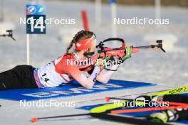 10.03.2024, Soldier Hollow, United States of America (USA): Emma Lunder (CAN) - IBU World Cup Biathlon, pursuit women, Soldier Hollow (USA). www.nordicfocus.com. © Manzoni/NordicFocus. Every downloaded picture is fee-liable.