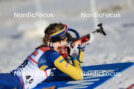 10.03.2024, Soldier Hollow, United States of America (USA): Stina Nilsson (SWE) - IBU World Cup Biathlon, pursuit women, Soldier Hollow (USA). www.nordicfocus.com. © Manzoni/NordicFocus. Every downloaded picture is fee-liable.