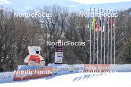 10.03.2024, Soldier Hollow, United States of America (USA): Feature: Track atmosphere, Viessmann and Lavita - IBU World Cup Biathlon, pursuit women, Soldier Hollow (USA). www.nordicfocus.com. © Manzoni/NordicFocus. Every downloaded picture is fee-liable.
