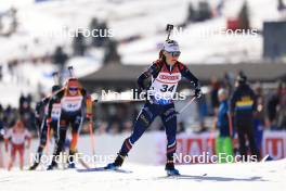 10.03.2024, Soldier Hollow, United States of America (USA): Jeanne Richard (FRA) - IBU World Cup Biathlon, pursuit women, Soldier Hollow (USA). www.nordicfocus.com. © Manzoni/NordicFocus. Every downloaded picture is fee-liable.