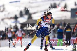 10.03.2024, Soldier Hollow, United States of America (USA): Stina Nilsson (SWE) - IBU World Cup Biathlon, pursuit women, Soldier Hollow (USA). www.nordicfocus.com. © Manzoni/NordicFocus. Every downloaded picture is fee-liable.