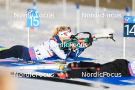 10.03.2024, Soldier Hollow, United States of America (USA): Suvi Minkkinen (FIN) - IBU World Cup Biathlon, pursuit women, Soldier Hollow (USA). www.nordicfocus.com. © Manzoni/NordicFocus. Every downloaded picture is fee-liable.