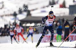 10.03.2024, Soldier Hollow, United States of America (USA): Hannah Auchentaller (ITA) - IBU World Cup Biathlon, pursuit women, Soldier Hollow (USA). www.nordicfocus.com. © Manzoni/NordicFocus. Every downloaded picture is fee-liable.
