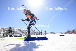 09.03.2024, Soldier Hollow, United States of America (USA): Hannah Auchentaller (ITA) - IBU World Cup Biathlon, relay women, Soldier Hollow (USA). www.nordicfocus.com. © Manzoni/NordicFocus. Every downloaded picture is fee-liable.