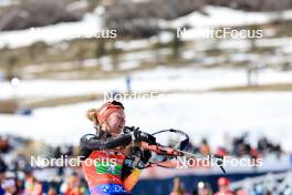 09.03.2024, Soldier Hollow, United States of America (USA): Selina Grotian (GER) - IBU World Cup Biathlon, relay women, Soldier Hollow (USA). www.nordicfocus.com. © Manzoni/NordicFocus. Every downloaded picture is fee-liable.