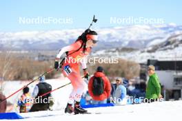 09.03.2024, Soldier Hollow, United States of America (USA): Emily Dickson (CAN) - IBU World Cup Biathlon, relay women, Soldier Hollow (USA). www.nordicfocus.com. © Manzoni/NordicFocus. Every downloaded picture is fee-liable.