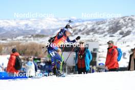 09.03.2024, Soldier Hollow, United States of America (USA): Jeanne Richard (FRA) - IBU World Cup Biathlon, relay women, Soldier Hollow (USA). www.nordicfocus.com. © Manzoni/NordicFocus. Every downloaded picture is fee-liable.