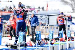 09.03.2024, Soldier Hollow, United States of America (USA): Beatrice Trabucchi (ITA) - IBU World Cup Biathlon, relay women, Soldier Hollow (USA). www.nordicfocus.com. © Manzoni/NordicFocus. Every downloaded picture is fee-liable.