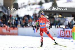 09.03.2024, Soldier Hollow, United States of America (USA): Anna Gandler (AUT) - IBU World Cup Biathlon, relay women, Soldier Hollow (USA). www.nordicfocus.com. © Manzoni/NordicFocus. Every downloaded picture is fee-liable.