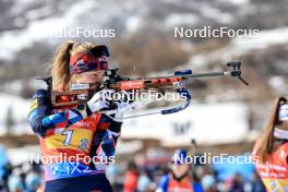 09.03.2024, Soldier Hollow, United States of America (USA): Karoline Offigstad Knotten (NOR) - IBU World Cup Biathlon, relay women, Soldier Hollow (USA). www.nordicfocus.com. © Manzoni/NordicFocus. Every downloaded picture is fee-liable.