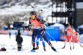 09.03.2024, Soldier Hollow, United States of America (USA): Gilonne Guigonnat (FRA) - IBU World Cup Biathlon, relay women, Soldier Hollow (USA). www.nordicfocus.com. © Manzoni/NordicFocus. Every downloaded picture is fee-liable.
