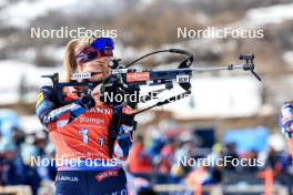 09.03.2024, Soldier Hollow, United States of America (USA): Juni Arnekleiv (NOR) - IBU World Cup Biathlon, relay women, Soldier Hollow (USA). www.nordicfocus.com. © Manzoni/NordicFocus. Every downloaded picture is fee-liable.