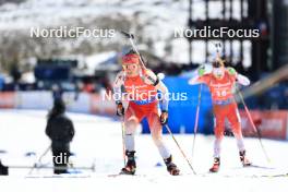 09.03.2024, Soldier Hollow, United States of America (USA): Lea Meier (SUI) - IBU World Cup Biathlon, relay women, Soldier Hollow (USA). www.nordicfocus.com. © Manzoni/NordicFocus. Every downloaded picture is fee-liable.