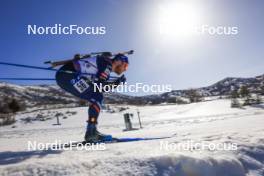 09.03.2024, Soldier Hollow, United States of America (USA): Antonin Guigonnat (FRA) - IBU World Cup Biathlon, sprint men, Soldier Hollow (USA). www.nordicfocus.com. © Manzoni/NordicFocus. Every downloaded picture is fee-liable.