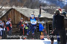 09.03.2024, Soldier Hollow, United States of America (USA): Fabien Claude (FRA) - IBU World Cup Biathlon, sprint men, Soldier Hollow (USA). www.nordicfocus.com. © Manzoni/NordicFocus. Every downloaded picture is fee-liable.