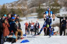 09.03.2024, Soldier Hollow, United States of America (USA): Eric Perrot (FRA) - IBU World Cup Biathlon, sprint men, Soldier Hollow (USA). www.nordicfocus.com. © Manzoni/NordicFocus. Every downloaded picture is fee-liable.