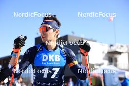 09.03.2024, Soldier Hollow, United States of America (USA): Tommaso Giacomel (ITA) - IBU World Cup Biathlon, sprint men, Soldier Hollow (USA). www.nordicfocus.com. © Manzoni/NordicFocus. Every downloaded picture is fee-liable.