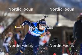 09.03.2024, Soldier Hollow, United States of America (USA): Didier Bionaz (ITA) - IBU World Cup Biathlon, sprint men, Soldier Hollow (USA). www.nordicfocus.com. © Manzoni/NordicFocus. Every downloaded picture is fee-liable.