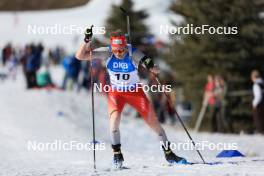 09.03.2024, Soldier Hollow, United States of America (USA): Sebastian Stalder (SUI) - IBU World Cup Biathlon, sprint men, Soldier Hollow (USA). www.nordicfocus.com. © Manzoni/NordicFocus. Every downloaded picture is fee-liable.