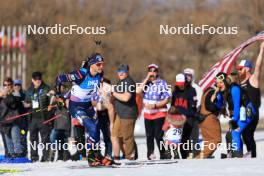 09.03.2024, Soldier Hollow, United States of America (USA): Emilien Jacquelin (FRA) - IBU World Cup Biathlon, sprint men, Soldier Hollow (USA). www.nordicfocus.com. © Manzoni/NordicFocus. Every downloaded picture is fee-liable.