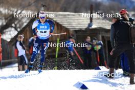 09.03.2024, Soldier Hollow, United States of America (USA): Heikki Laitinen (FIN) - IBU World Cup Biathlon, sprint men, Soldier Hollow (USA). www.nordicfocus.com. © Manzoni/NordicFocus. Every downloaded picture is fee-liable.