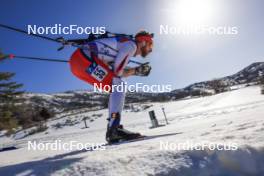09.03.2024, Soldier Hollow, United States of America (USA): Aleksandr Starodubets (KOR) - IBU World Cup Biathlon, sprint men, Soldier Hollow (USA). www.nordicfocus.com. © Manzoni/NordicFocus. Every downloaded picture is fee-liable.