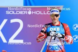 09.03.2024, Soldier Hollow, United States of America (USA): Simon Eder (AUT) - IBU World Cup Biathlon, sprint men, Soldier Hollow (USA). www.nordicfocus.com. © Manzoni/NordicFocus. Every downloaded picture is fee-liable.