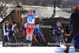09.03.2024, Soldier Hollow, United States of America (USA): Joscha Burkhalter (SUI) - IBU World Cup Biathlon, sprint men, Soldier Hollow (USA). www.nordicfocus.com. © Manzoni/NordicFocus. Every downloaded picture is fee-liable.