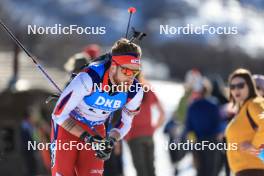 09.03.2024, Soldier Hollow, United States of America (USA): Aleksandr Starodubets (KOR) - IBU World Cup Biathlon, sprint men, Soldier Hollow (USA). www.nordicfocus.com. © Manzoni/NordicFocus. Every downloaded picture is fee-liable.