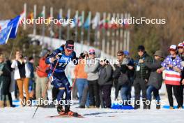 09.03.2024, Soldier Hollow, United States of America (USA): Tommaso Giacomel (ITA) - IBU World Cup Biathlon, sprint men, Soldier Hollow (USA). www.nordicfocus.com. © Manzoni/NordicFocus. Every downloaded picture is fee-liable.