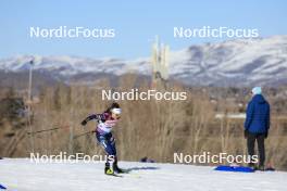 08.03.2024, Soldier Hollow, United States of America (USA): Lou Jeanmonnot (FRA) - IBU World Cup Biathlon, sprint women, Soldier Hollow (USA). www.nordicfocus.com. © Manzoni/NordicFocus. Every downloaded picture is fee-liable.