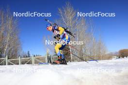 08.03.2024, Soldier Hollow, United States of America (USA): Anna-Karin Heijdenberg (SWE) - IBU World Cup Biathlon, sprint women, Soldier Hollow (USA). www.nordicfocus.com. © Manzoni/NordicFocus. Every downloaded picture is fee-liable.
