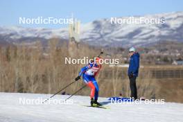 08.03.2024, Soldier Hollow, United States of America (USA): Anastasiya Kuzmina (SVK) - IBU World Cup Biathlon, sprint women, Soldier Hollow (USA). www.nordicfocus.com. © Manzoni/NordicFocus. Every downloaded picture is fee-liable.