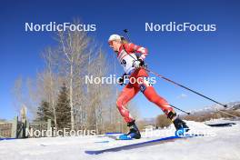 08.03.2024, Soldier Hollow, United States of America (USA): Lea Rothschopf (AUT) - IBU World Cup Biathlon, sprint women, Soldier Hollow (USA). www.nordicfocus.com. © Manzoni/NordicFocus. Every downloaded picture is fee-liable.